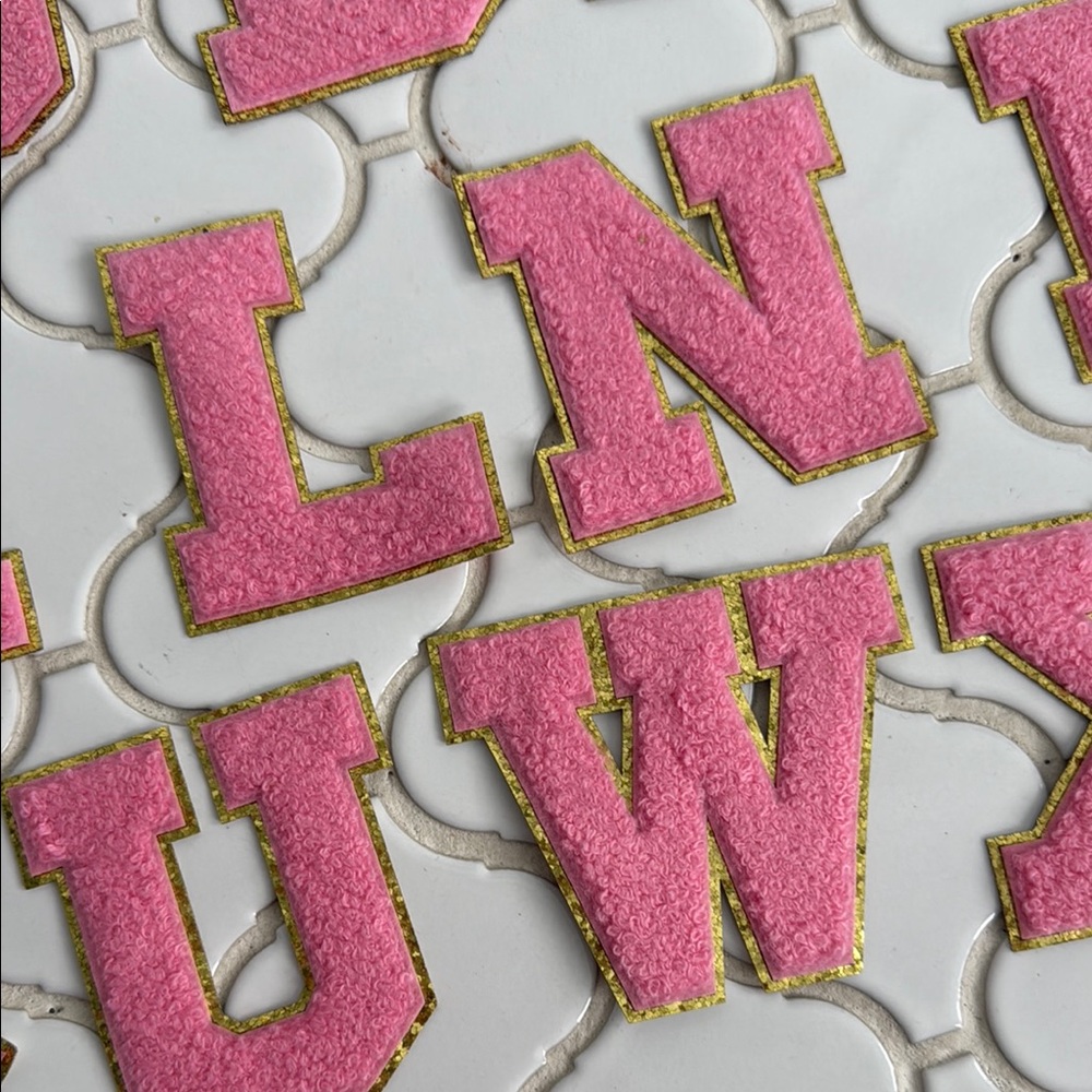 So many patches! Hearts, disco balls, letters, etc. - Picture 6 of 15